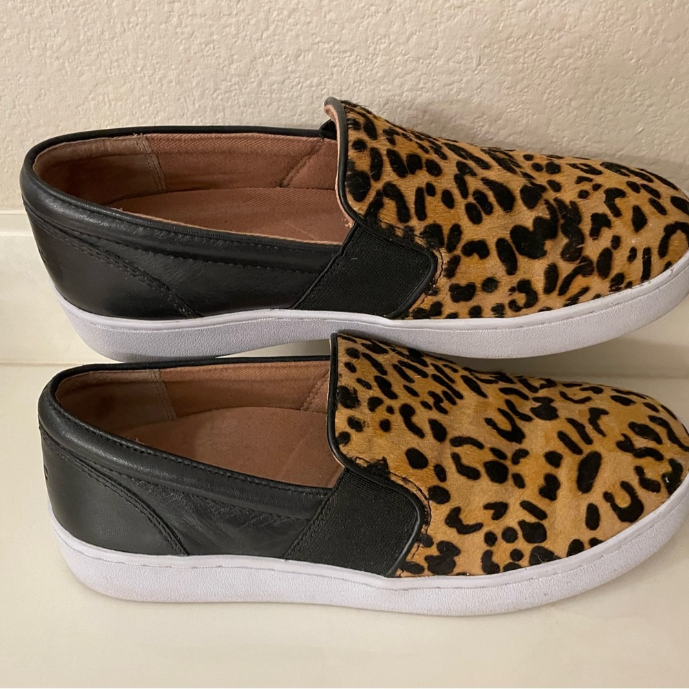 Vionic Leopard Print Slip-On Sneakers